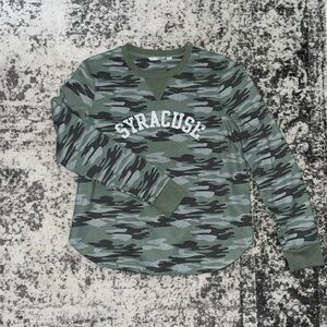 Camo crew neck Syracuse sweatshirt